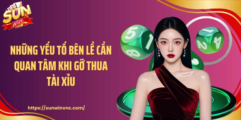 Những yếu tố bên lề cần quan tâm khi gỡ thua tài xỉu